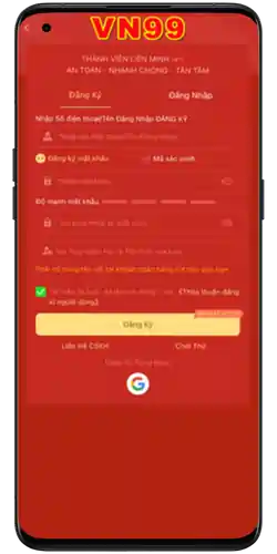 Đăng Ký Tài Khoản VN99